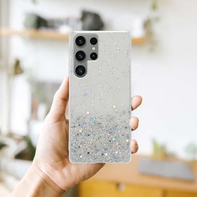 Samsung Galaxy S23 ULTRA Silikondeksel Glitter