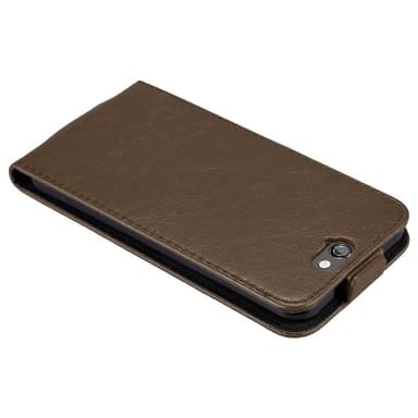 HTC ONE A9 deksel flip cover (brun)