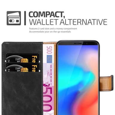 Cubot J3 PRO lommebokdeksel etui (svart)