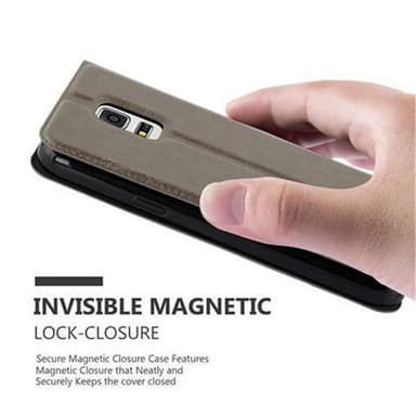 Samsung Galaxy S5 / S5 NEO lommebokdeksel cover (brun)