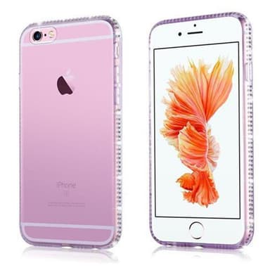 iPhone 6 / 6S Deksel Glitter Case (lilla)