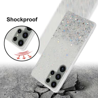 Samsung Galaxy S23 ULTRA Silikondeksel Glitter
