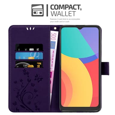 Alcatel 1S 2021 / 3L 2021 lommebokdeksel Blomster