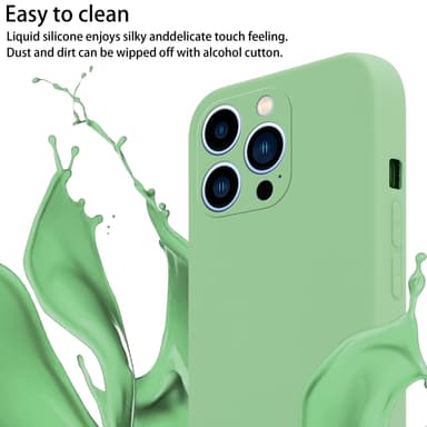 Deksel iPhone 13 PRO med Halskjede (grønn)