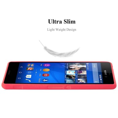 Deksel Sony Xperia M4 AQUA case (rød)
