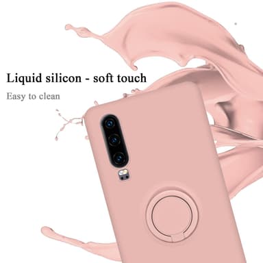 Deksel Huawei P30 Ring Case (rosa)