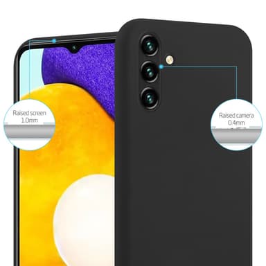Deksel Samsung Galaxy A13 5G Silikon cover (svart)