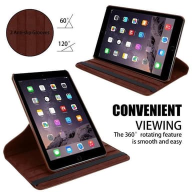 iPad AIR 2 2014 / AIR 2013 deksel til nettbrett (brun)