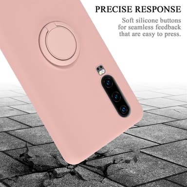 Deksel Huawei P30 Ring Case (rosa)