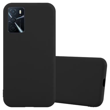 Deksel Oppo A16s / A54s Silikon cover (svart)