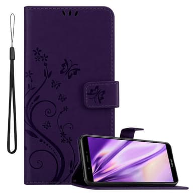 Honor 7C / Huawei Y7 2018 lommebokdeksel Blomster