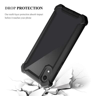 iPhone XR Deksel Case Cover (svart)