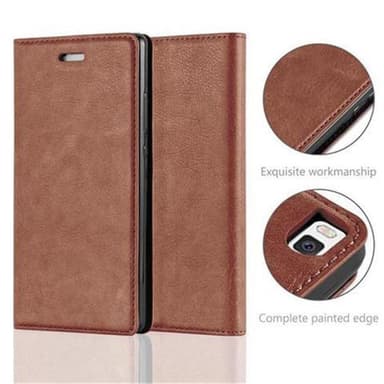 Huawei P8 lommebokdeksel case (brun)