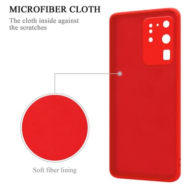 Deksel Samsung Galaxy S20 ULTRA Ring Case (rød)