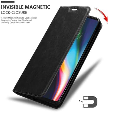 Motorola MOTO G 5G PLUS lommebokdeksel case (svart)