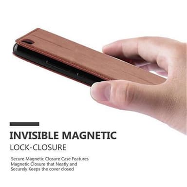 Huawei P8 lommebokdeksel case (brun)