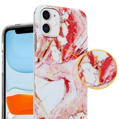iPhone 11 lommebokdeksel etui (rosa)
