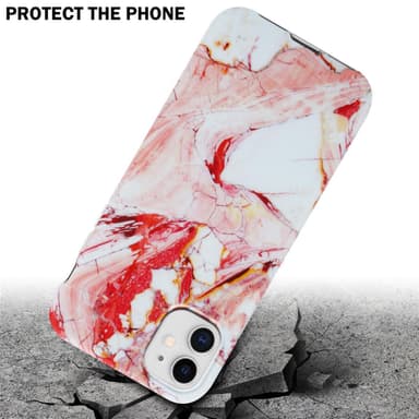 iPhone 11 lommebokdeksel etui (rosa)