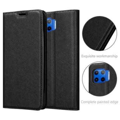Motorola MOTO G 5G PLUS lommebokdeksel case (svart)