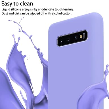 Deksel Samsung Galaxy S10 PLUS med Halskjede (lilla)