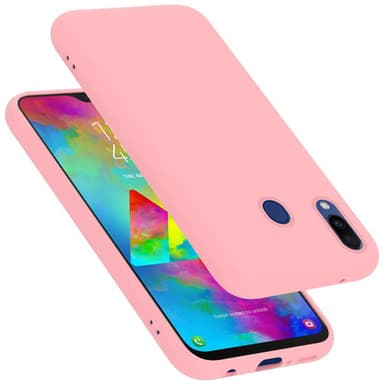Samsung Galaxy M20 silikondeksel case (rosa)