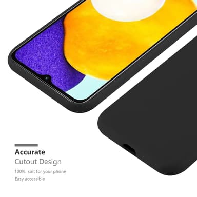 Deksel Samsung Galaxy A13 5G Silikon cover (svart)