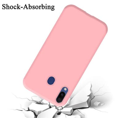 Samsung Galaxy M20 silikondeksel case (rosa)