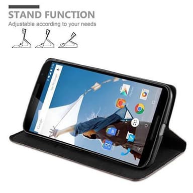 Motorola Google NEXUS 6 lommebokdeksel case (brun)