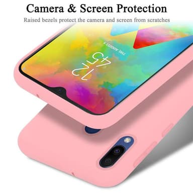 Samsung Galaxy M20 silikondeksel case (rosa)