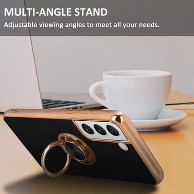 Samsung Galaxy S21 PLUS silikondeksel case (svart)
