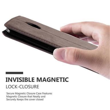 Motorola Google NEXUS 6 lommebokdeksel case (brun)