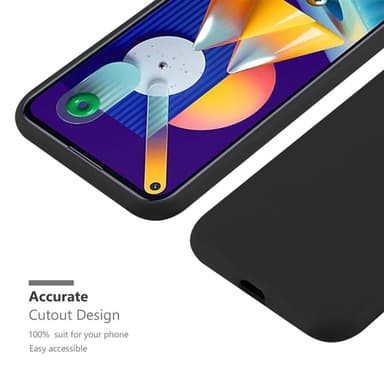 Deksel Samsung Galaxy A11 / M11 Silikon cover (svart)