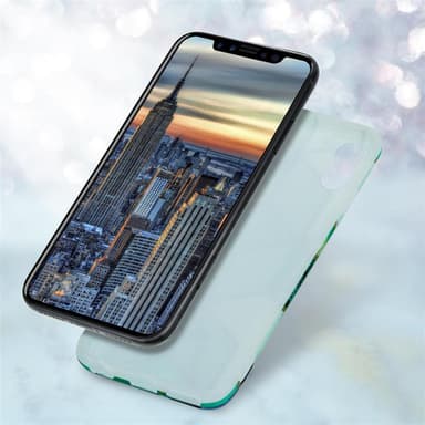 iPhone X / XS lommebokdeksel etui (grønn)