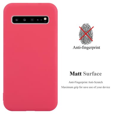 Deksel Samsung Galaxy S10 5G Silikon cover (rød)