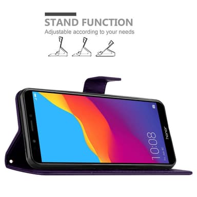 Honor 7C / Huawei Y7 2018 lommebokdeksel Blomster