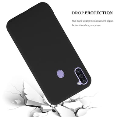 Deksel Samsung Galaxy A11 / M11 Silikon cover (svart)