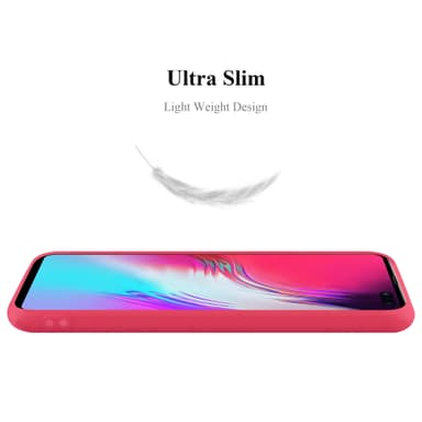 Deksel Samsung Galaxy S10 5G Silikon cover (rød)