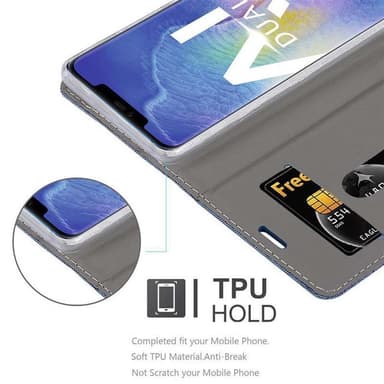 Huawei MATE 20 PRO lommebokdeksel etui (blå)