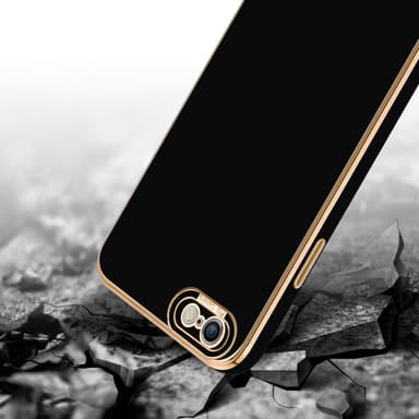 iPhone 6 PLUS / 6S PLUS silikondeksel cover (svart)