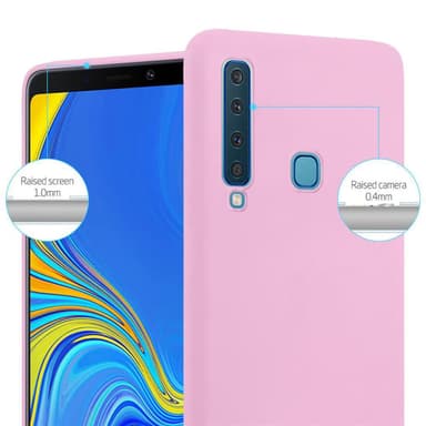 Deksel Samsung Galaxy A9 2018 Silikon cover (rosa)