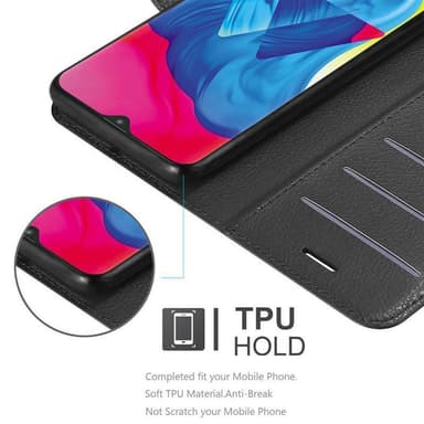 Samsung Galaxy A10 / M10 Deksel Etui Case (svart)