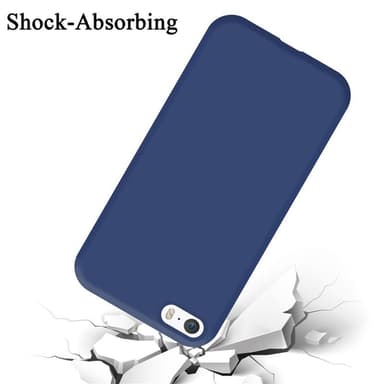 iPhone 5 / 5S / SE 2016 silikondeksel case (blå)