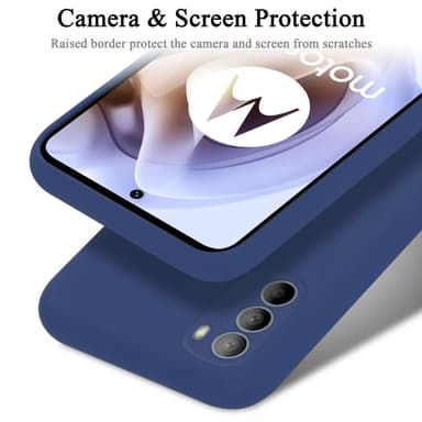 Motorola MOTO G31 / G41 silikondeksel case (Blå)