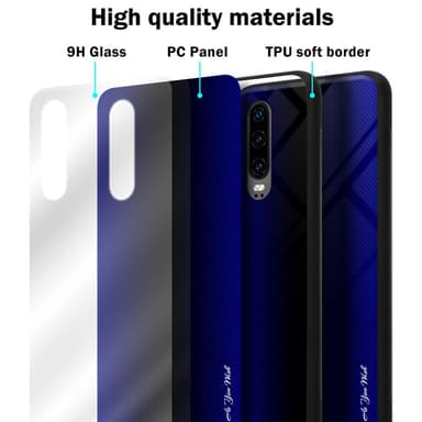 Huawei P30 Deksel Case Cover (lilla)