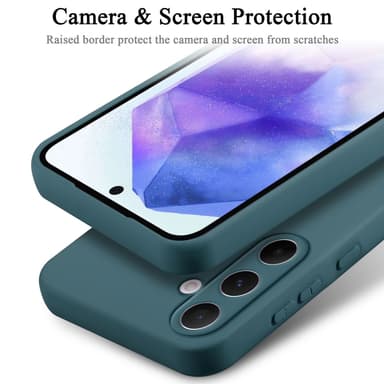 Samsung Galaxy A55 silikondeksel case (Grønn)