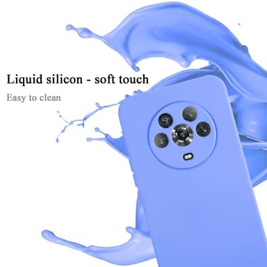 Honor Magic 4 silikondeksel case (Lilla)