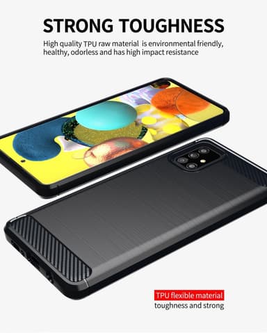 Deksel Samsung Galaxy A51 4G / M40s ultra slim (svart)