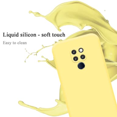 Huawei MATE 20 silikondeksel case (gul)