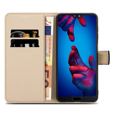 Huawei P20 lommebokdeksel etui (svart)