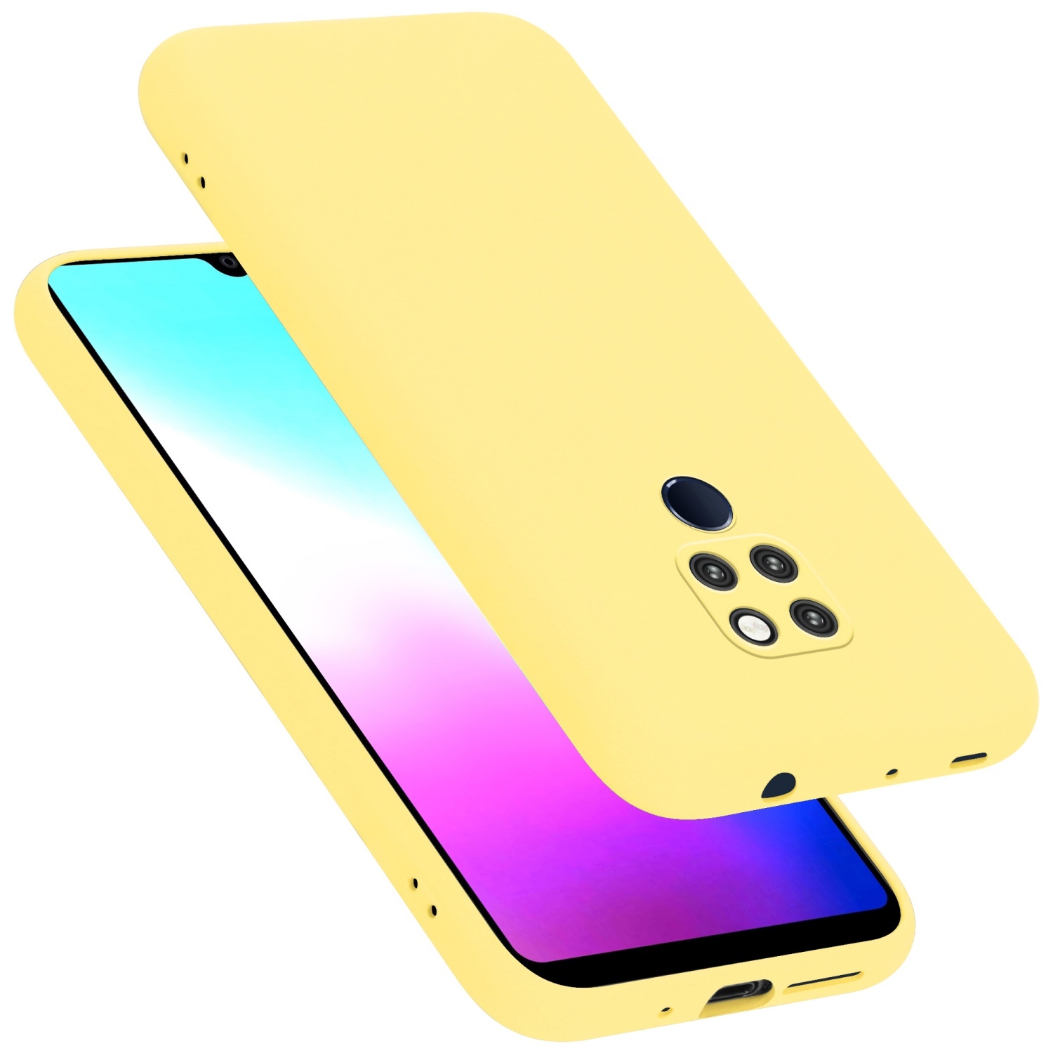 Huawei MATE 20 silikondeksel case (gul)